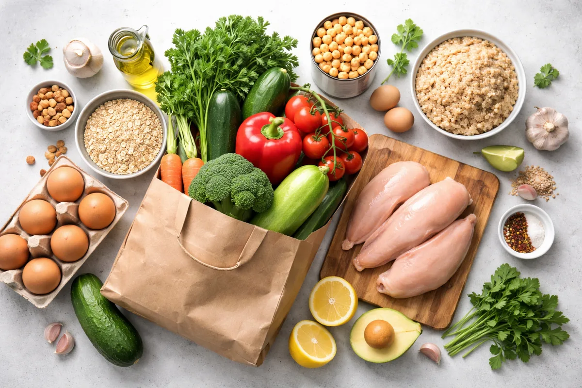 Comment préparer un repas sain avec un budget de 20€